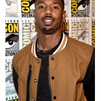 Comic Con Michael B Jordan Varsity Jacket