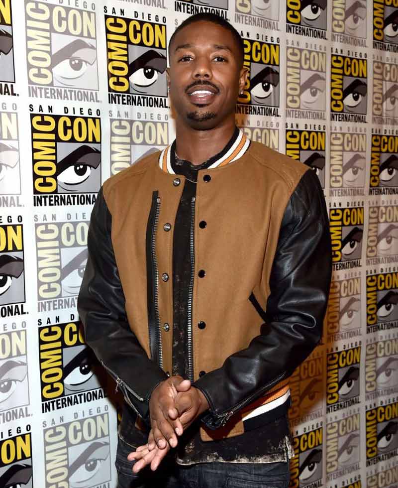 michael b jordan leather jacket