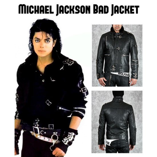 Michael Jackson Bad Leather Jacket