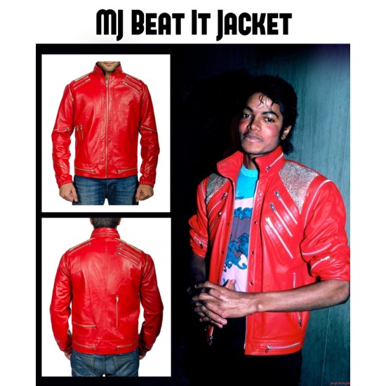 Beat It Michael Jackson Red Jacket