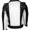 Michael Jackson Pepsi Ad Black and White Leather Jacket Michael Jackson Pepsi Ad Black and White Leather Jacket