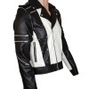 Michael Jackson Pepsi Ad Black and White Leather Jacket Michael Jackson Pepsi Ad Black and White Leather Jacket