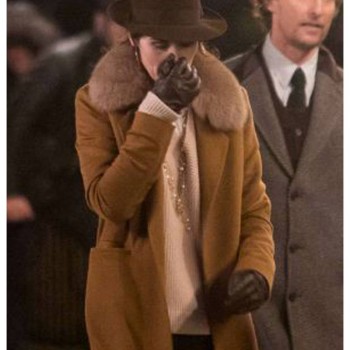 Michelle Dockery The Gentlemen Brown Coat