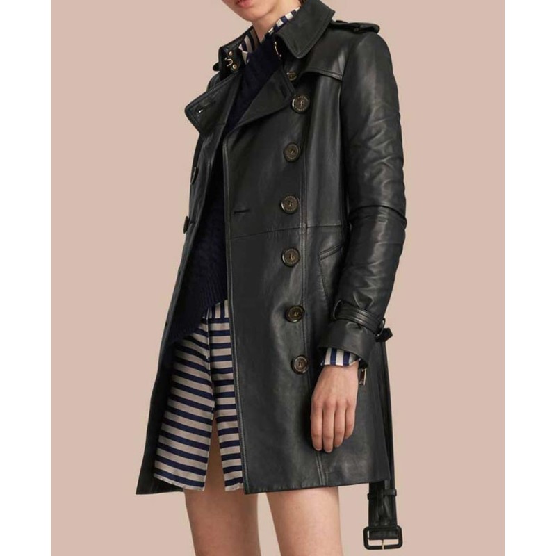 Women's Double Breasted Mid Length Coat Women's Double Breasted Mid Length Coat