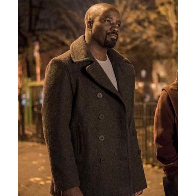 Mike Colter Luke Cage Black Coat