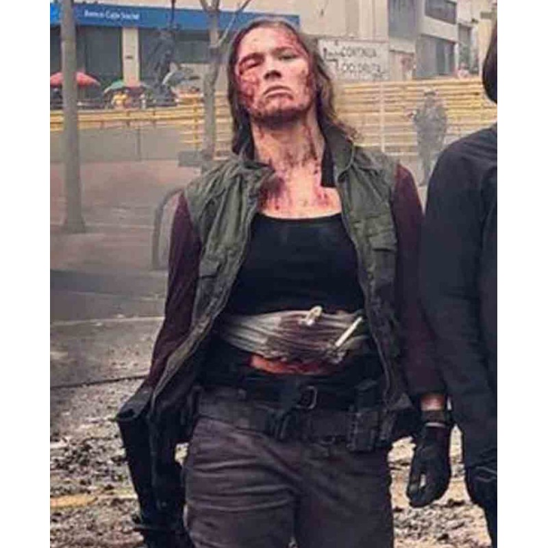 Mile 22 Ronda Rousey Green Vest Mile 22 Ronda Rousey Green Vest