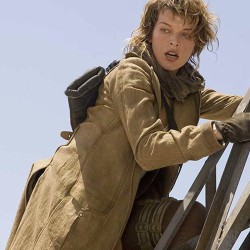 Milla Jovovich Resident Evil Extinction Trench Coat