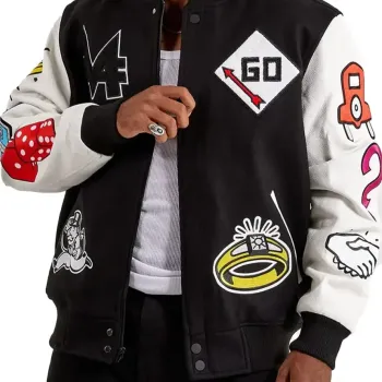Mills Monopoly Varsity Jacket