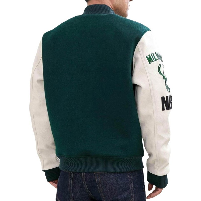 Milwaukee Bucks Green Varsity Jacket Milwaukee Bucks Green Varsity Jacket