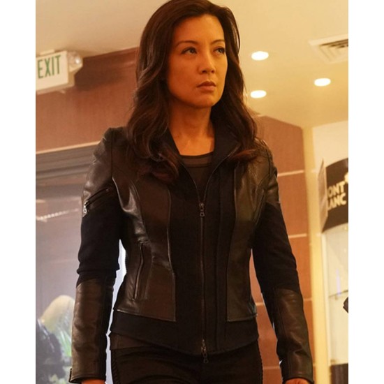 Ming-Na Wen Agents of Shield Blue Jacket