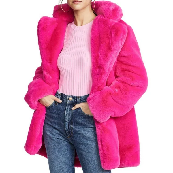 Miss Americana Taylor Swift Fur Pink Coat Miss Americana Taylor Swift Fur Pink Coat