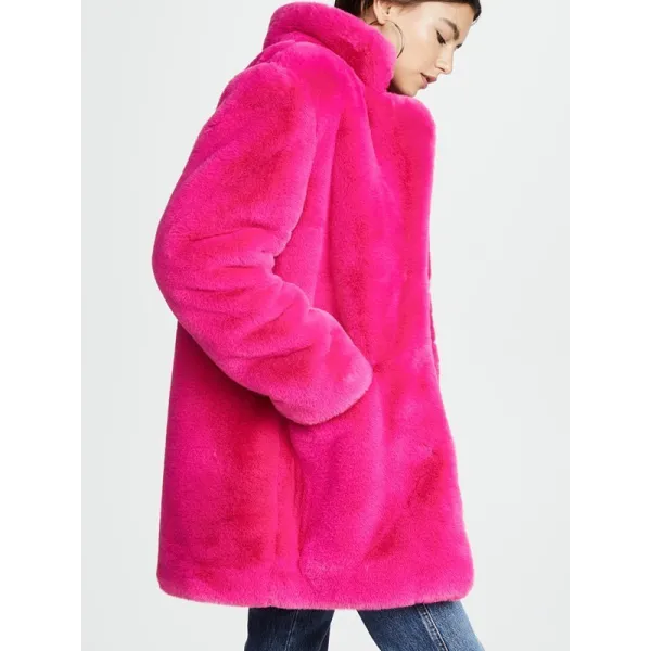 Miss Americana Taylor Swift Fur Pink Coat Miss Americana Taylor Swift Fur Pink Coat