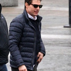 Ethan Hunt Mission Impossible 7 Puffer Blue Jacket