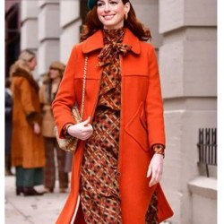 Modern Love Anne Hathaway Wool Coat