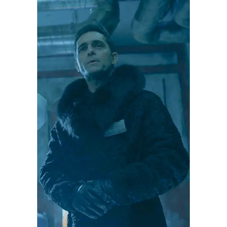 Money Heist S05 Berlin Black Wool Coat Money Heist S05 Berlin Black Wool Coat