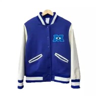 Monsters University Sulley Blue Varsity Jacket