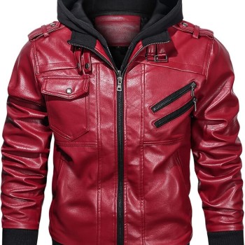 Motorcycle Hood Crew Jacket