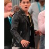 Power Rangers Dino Fury Chance Perez Biker Leather Jacket