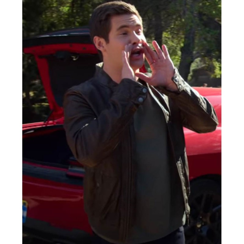 Adam Devine Magic Camp Leather Jacket Adam Devine Magic Camp Leather Jacket
