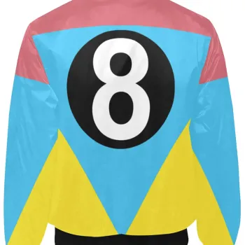 Multi Color 8 Ball Bomber Jacket