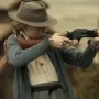 Murder at Yellowstone City 2022 Anna Camp Coat