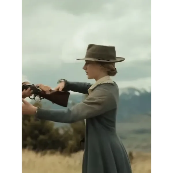 Murder at Yellowstone City 2022 Anna Camp Coat Murder at Yellowstone City 2022 Anna Camp Coat