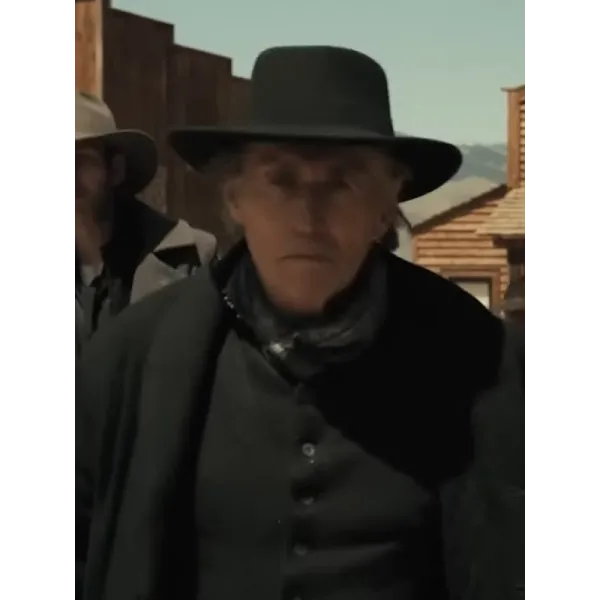 Murder at Yellowstone City 2022 Gabriel Byrne Black Coat Murder at Yellowstone City 2022 Gabriel Byrne Black Coat