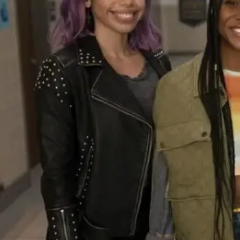 Naomi 2022 Lourdes Biker Leather Jacket