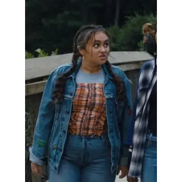 Naomi 2022 Mary Charles Jones Blue Denim Jacket Naomi 2022 Mary Charles Jones Blue Denim Jacket