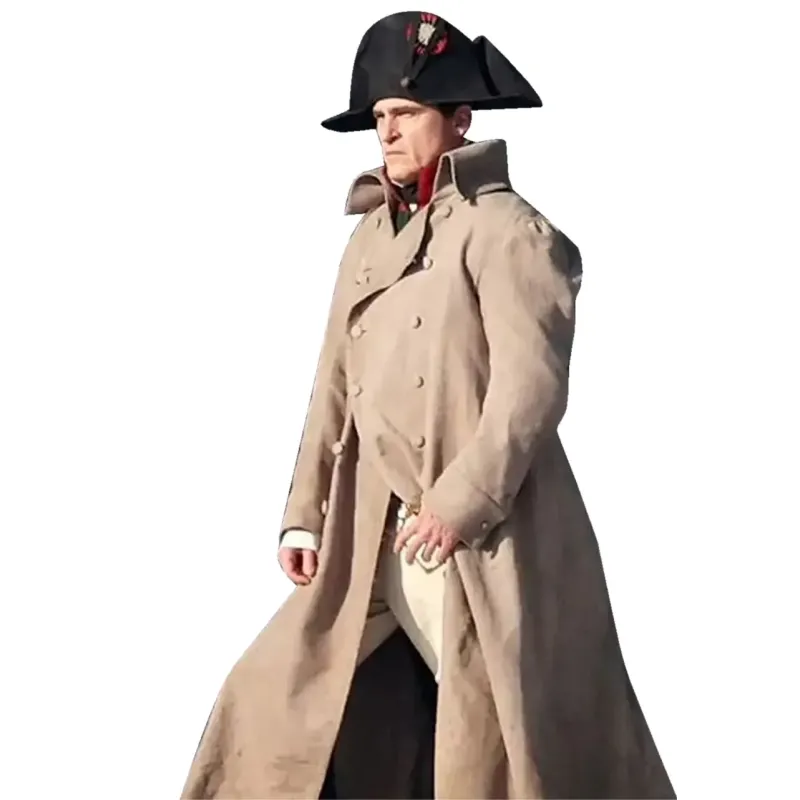 【 VINTAGE 】 Napoleon Trench Coat Emperor Napoleon Bonaparte Overcoat | Joaquin Phoenix Frock