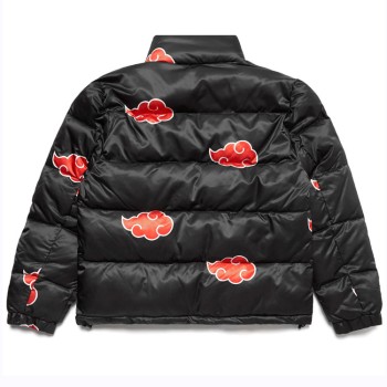 Men's Akatsuki Puffer Black Jacket