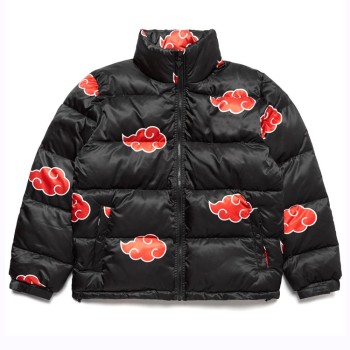 Men's Akatsuki Puffer Black Jacket