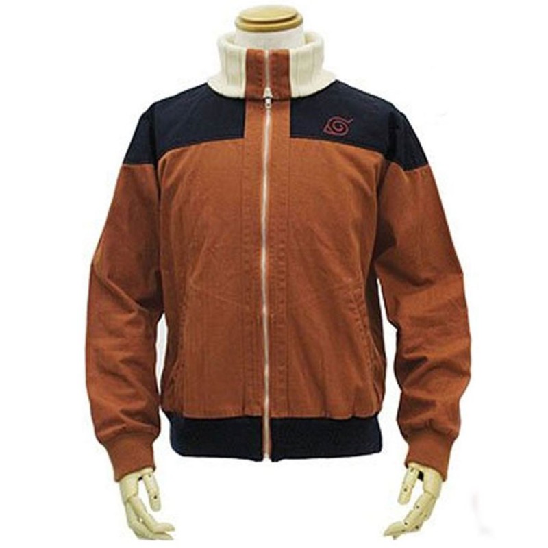Cospa Blouson Naruto Uzumaki Brown Jacket Cospa Blouson Naruto Uzumaki Brown Jacket
