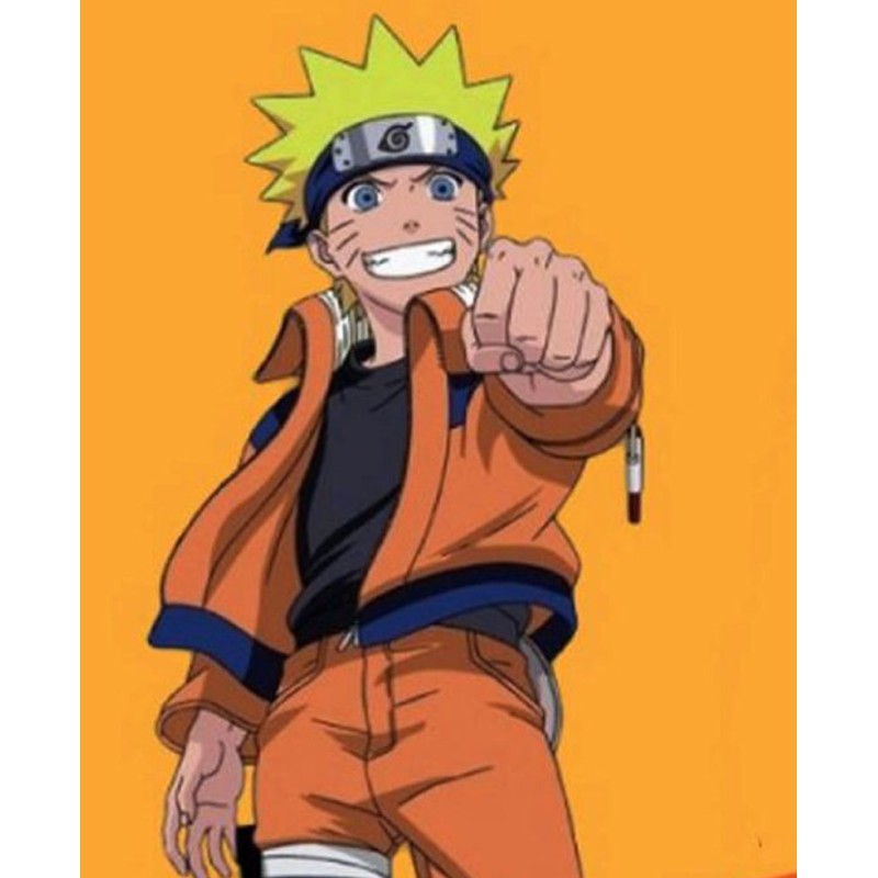Cospa Blouson Naruto Uzumaki Brown Jacket Cospa Blouson Naruto Uzumaki Brown Jacket