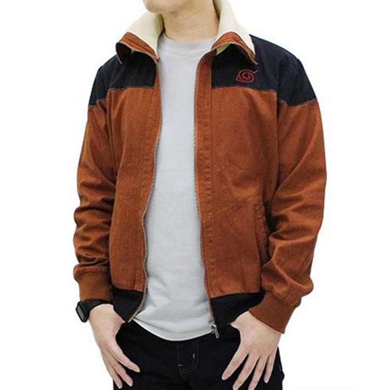 Cospa Blouson Naruto Uzumaki Brown Jacket Cospa Blouson Naruto Uzumaki Brown Jacket