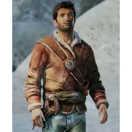 Nathan Drake Uncharted Suede Leather Jacket