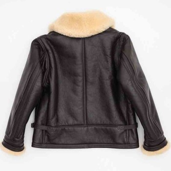 Men's Flight Navy M-445A Shearling Leather Jacket