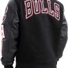 NBA Chicago Bulls Black Jacket NBA Chicago Bulls Black Jacket