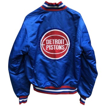 NBA Detroit Pistons 90’s Varsity Jacket