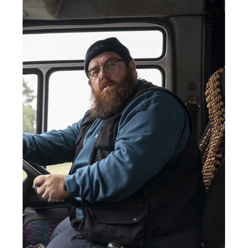 Truth Seekers Nick Frost Black Vest Truth Seekers Nick Frost Black Vest