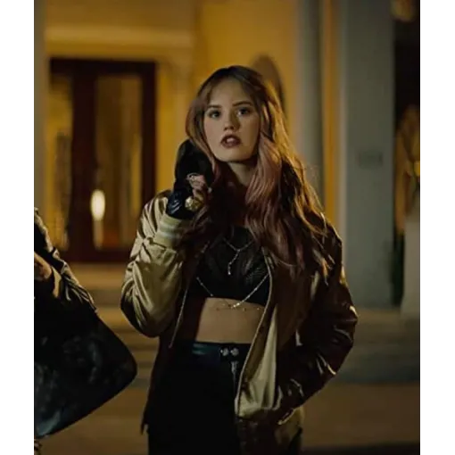 Night Teeth Debby Ryan Satin Jacket Night Teeth Debby Ryan Satin Jacket
