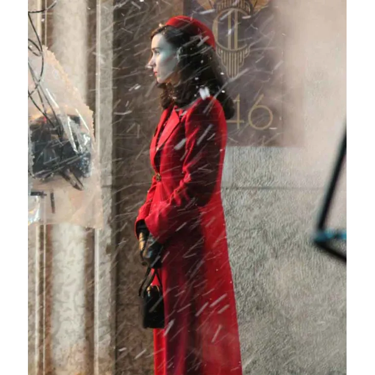 Nightmare Alley Molly Red Trench Coat Nightmare Alley Molly Red Trench Coat