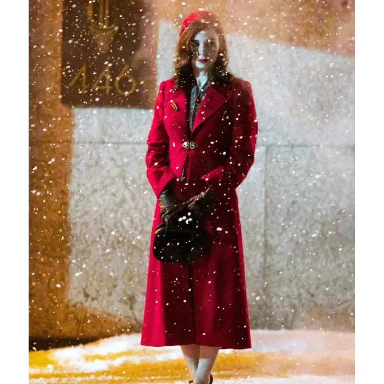 Nightmare Alley Molly Red Trench Coat Nightmare Alley Molly Red Trench Coat