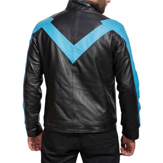 Nightwing Dick Grayson Leather Jacket