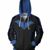 Men's Nightwing Zip Up Hoodie