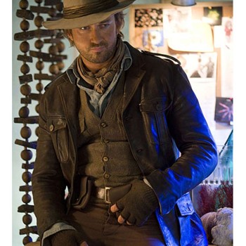Alex Rover Nim's Island Gerard Butler Leather Jacket