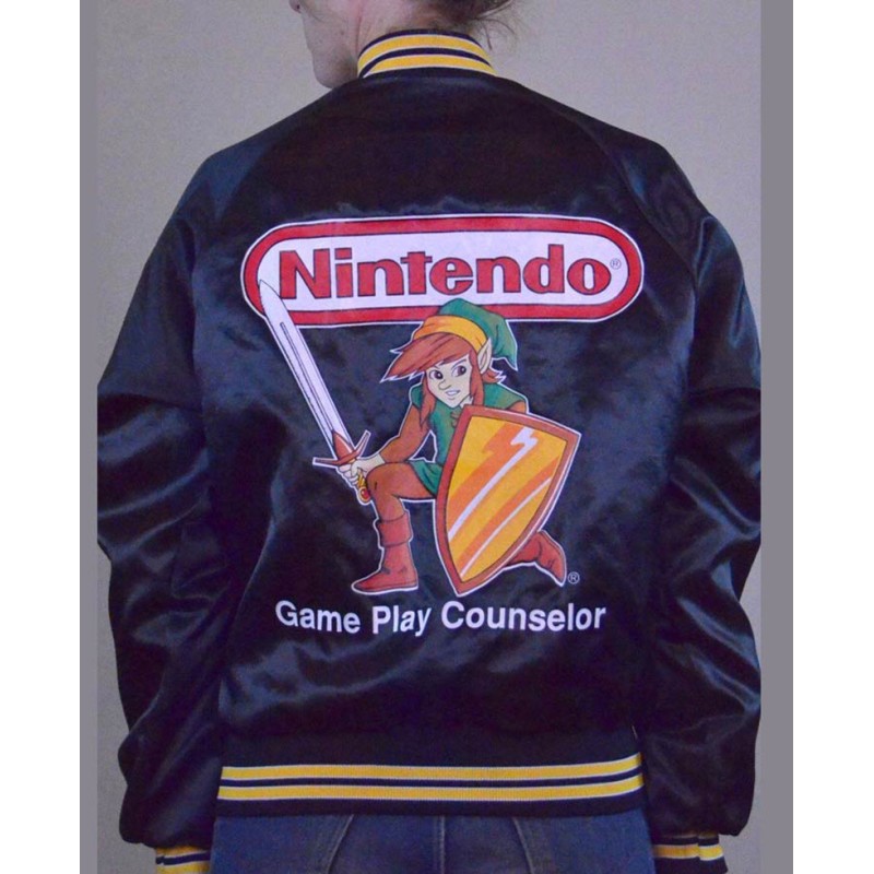 Nintendo Bomber Black Jacket Nintendo Bomber Black Jacket