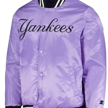 NY Yankees Cross Bronx Purple Jacket