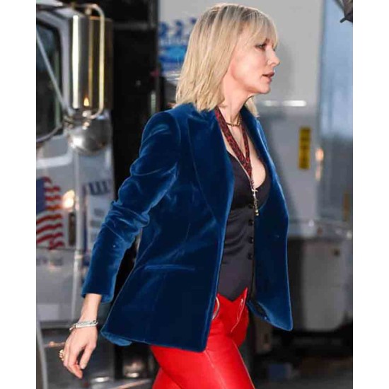 Cate Blanchett Ocean's 8 Blue Jacket