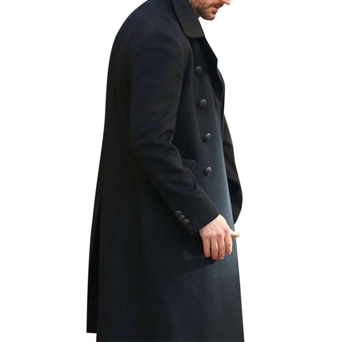 Ocean's 8 Richard Armitage Double Breasted Coat Ocean's 8 Richard Armitage Double Breasted Coat
